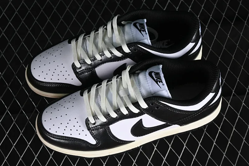 All categories Nk SB Dunk series Nk SB Dunk Low low-top sneakers Nk Dunk Low "Vintage Panda" replica distressed panda low-top casual sneakers FQ8899-100